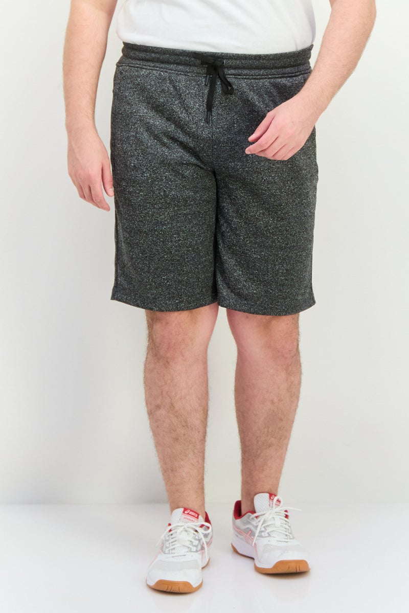 90 Degree By Reflex شورتات رياضية للرجال مع حبل سحب، خارجي، رمادي غامق - Image 1