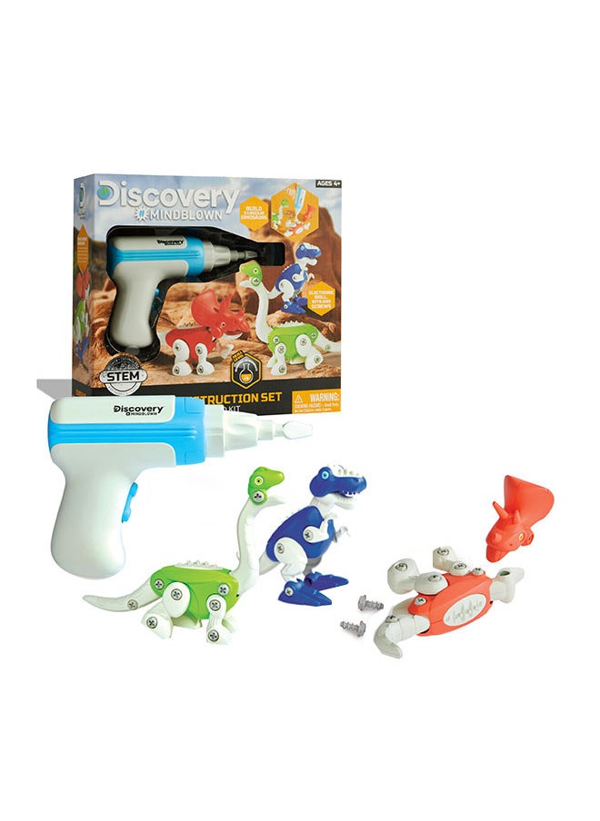 Discovery Dinosaur Construction 90-Piece Action Set Stem Toy For Little Paleontologists  - Image 1