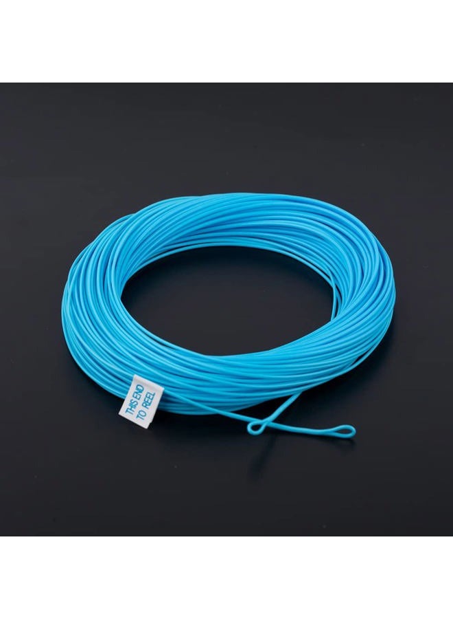 Hercules Fly Fishing Line Floating Weight Forward Fly Line with Double Welded Loop, Teal Blue, WF6F 100FT - Image 3