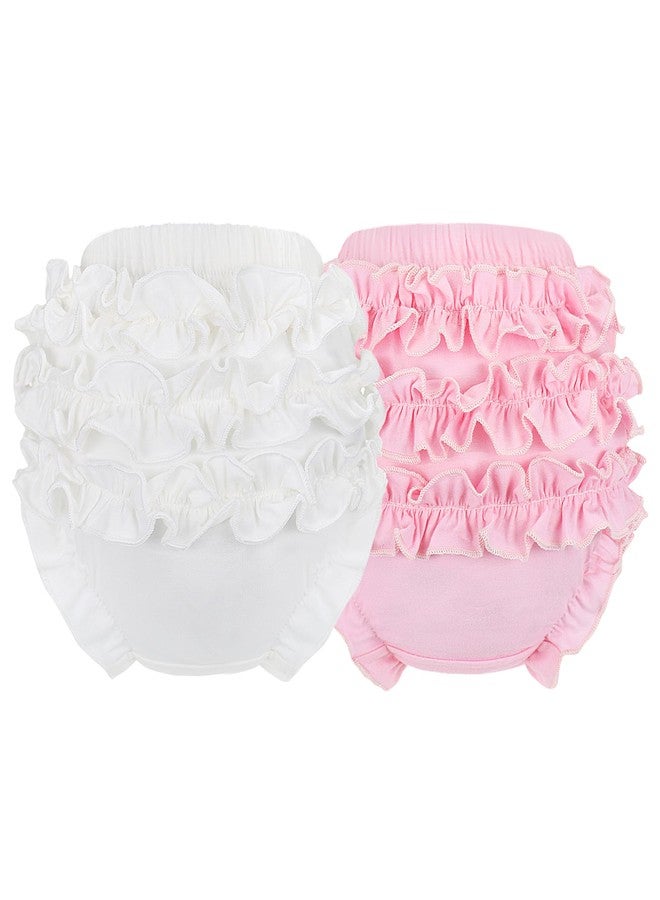 Billion Xin Girls Knickers for Toddler Girls Ruffle Panty Diaper Covers for Girls Cute Cotton Baby Girl Shorts - Image 1