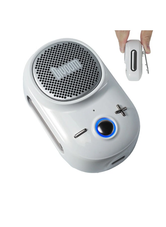 ديفوم iTour-S Mini جهاز مكبر صوت بلوتوث قابل للارتداء - صوت هاي فاي 4.2 وات، منخفضات قوية، مقاوم للماء والغبار بدرجة IP67، تصميم مثبت بالمشبك، بطارية تدوم حتى 10 ساعات، زوج صوتي حقيقي - Image 1