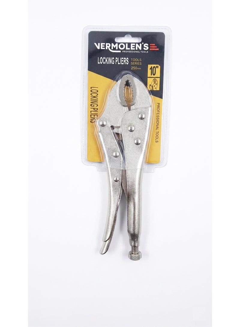 10 inch 250mm Locking Mole Wrench Jaw Lock Clamp Pliers - Image 2