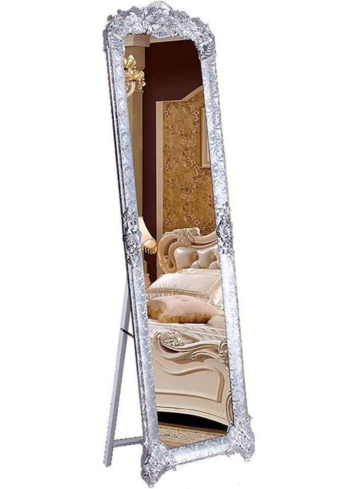 Full Length Mirror, 165x45cm, Floor Standing Mirror with Metal Stand, Free-Standing Large Dressing Mirror, Full Body Mirror for Living Room, Bedroom - Image 2