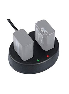 KingMa Dual Channel Battery USB Charger Compatible with Sony NP-FW50 and ZV-E10 Alpha a3000/Alpha a5000/Alpha a6000/A6300/Alpha 7/a7/ Alpha 7R/a7R/Alpha 7S/a7S/ NEX-3/NEX-3N  - Image 1