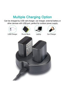 KingMa Dual Channel Battery USB Charger Compatible with Sony NP-FW50 and ZV-E10 Alpha a3000/Alpha a5000/Alpha a6000/A6300/Alpha 7/a7/ Alpha 7R/a7R/Alpha 7S/a7S/ NEX-3/NEX-3N  - Image 3