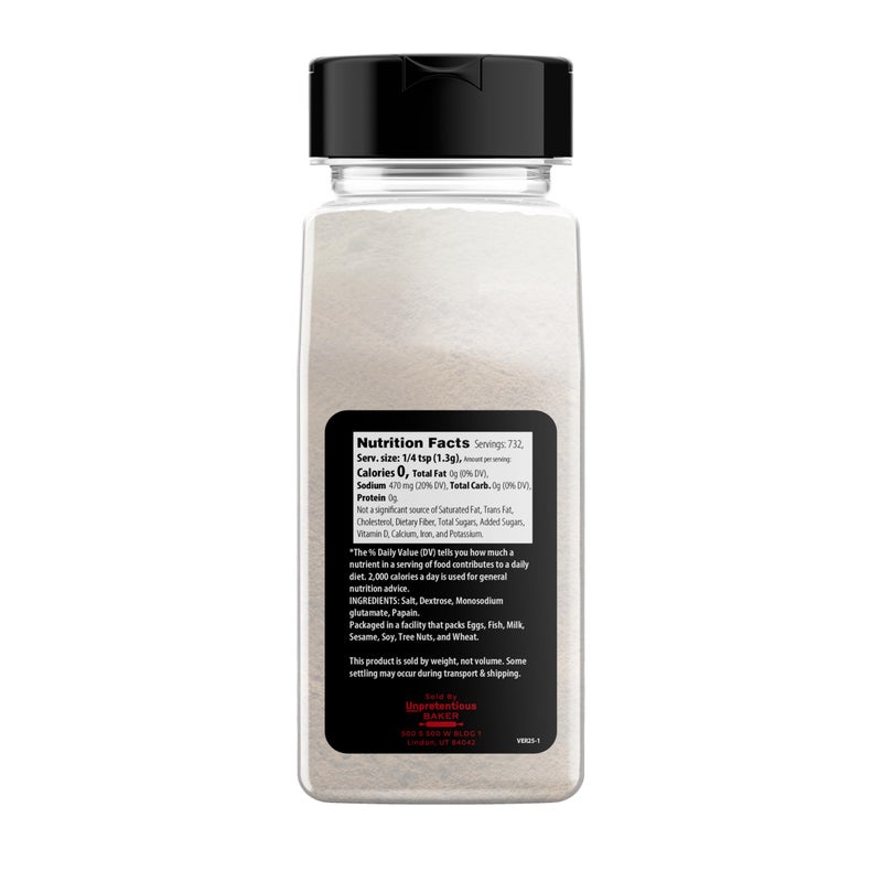 Unpretentious Meat Tenderizer Powder (4 Cups), Unseasoned Blend, Adds Flavor, Great For Most Proteins - Image 2