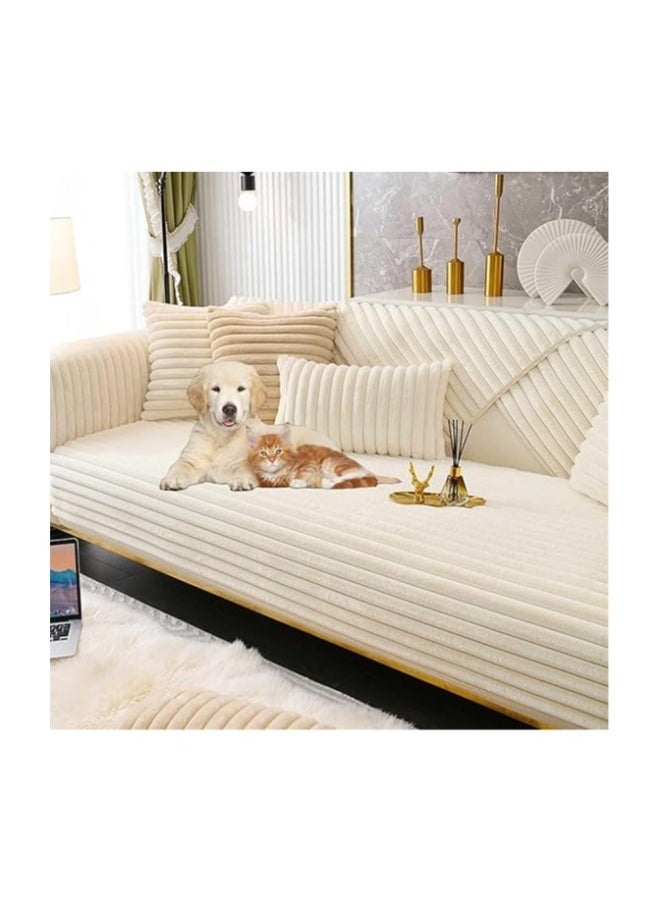 Generic - Thick Wool Fleece Sofa Cushion Plush Sofa Cushion Non Slip Durable Thickened Sofa Cover Fluffy Sofa Couch Cover Sold In Pieces But Not All In Sets ( Size : 30*50CM/11.8*19.7IN ) - Image 1