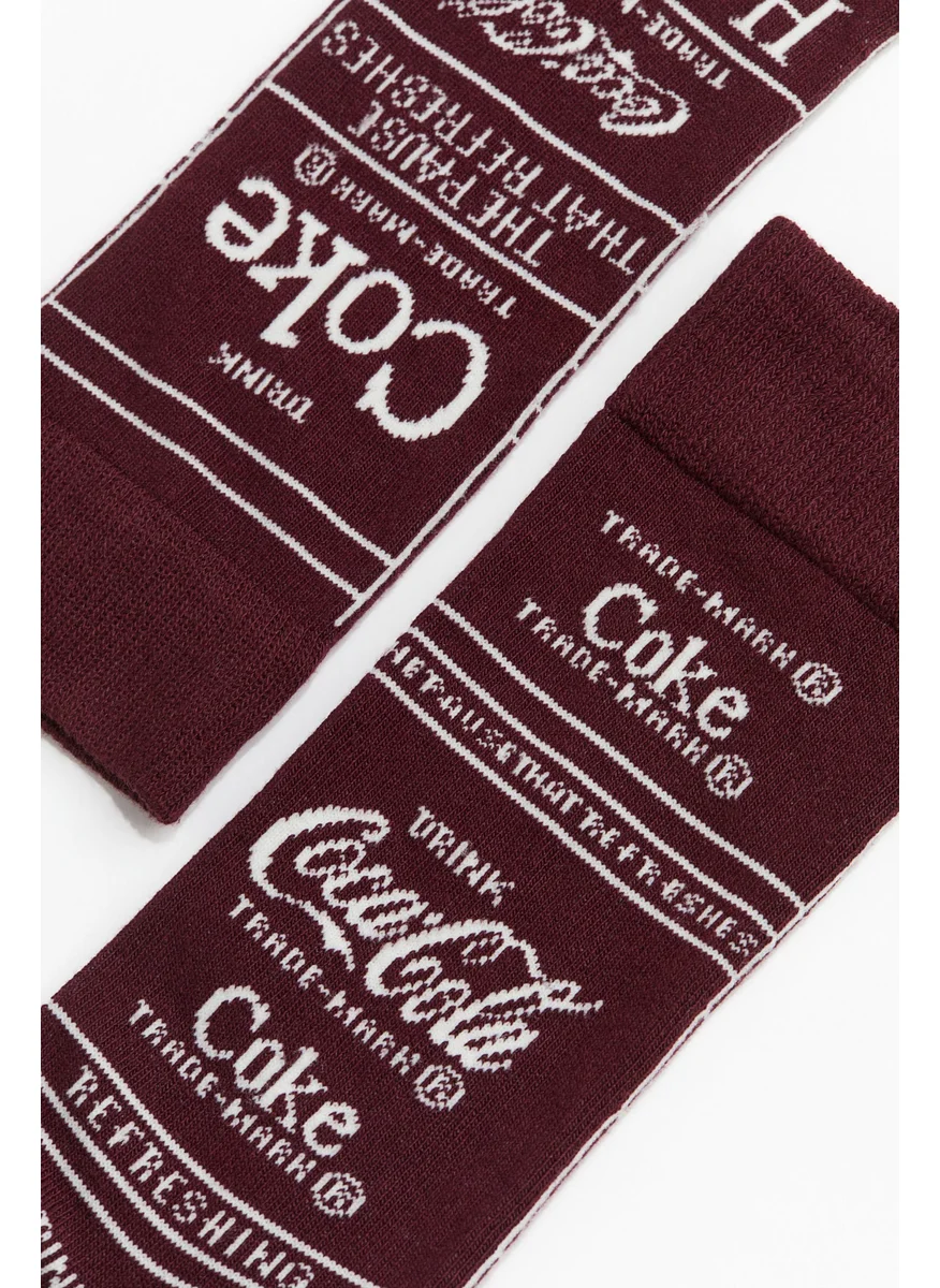 اتش اند ام Coca Cola Printed Socks