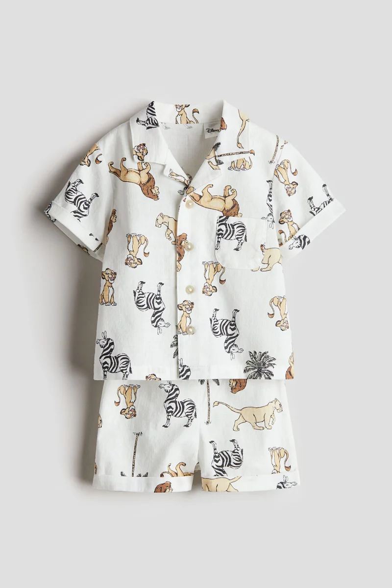 H&M 2-piece printed cotton set