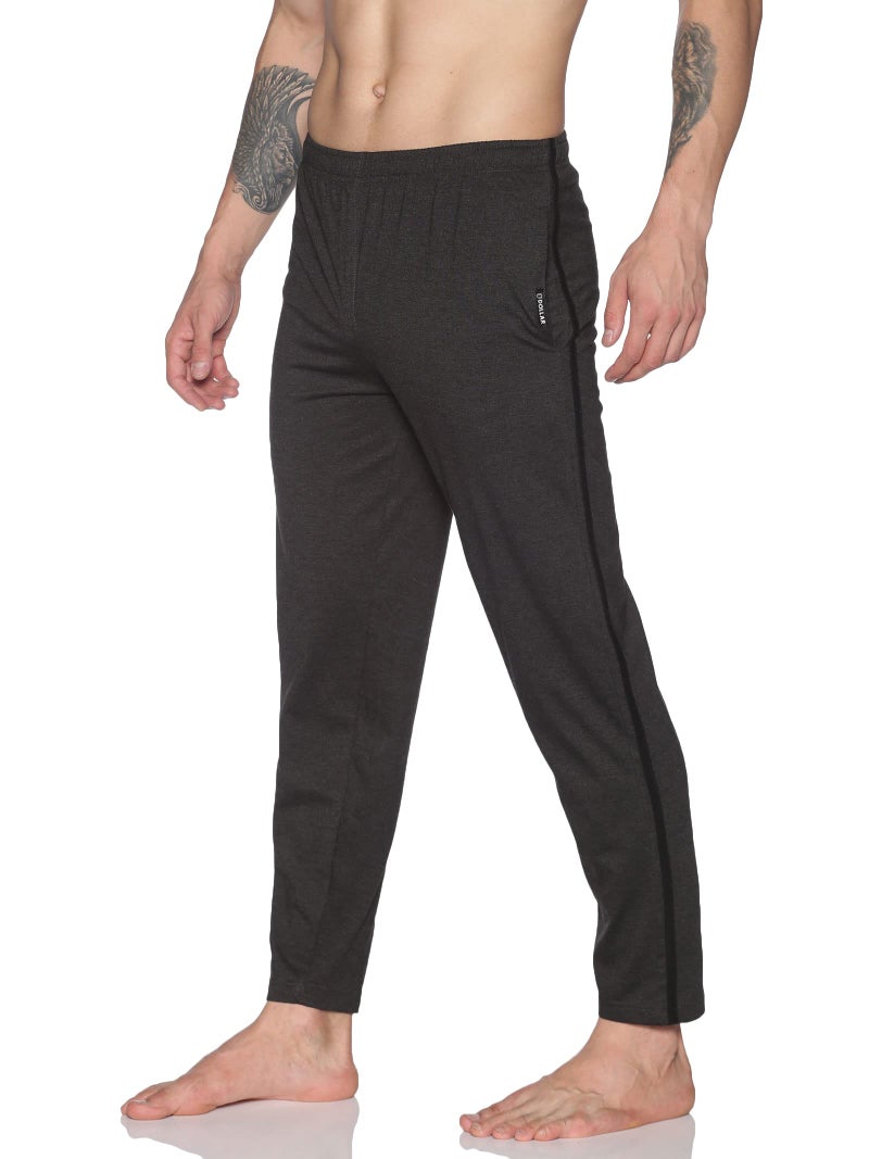 Dollar Mens Cotton Track Pants (Pack of 1) Charcoal - Image 3