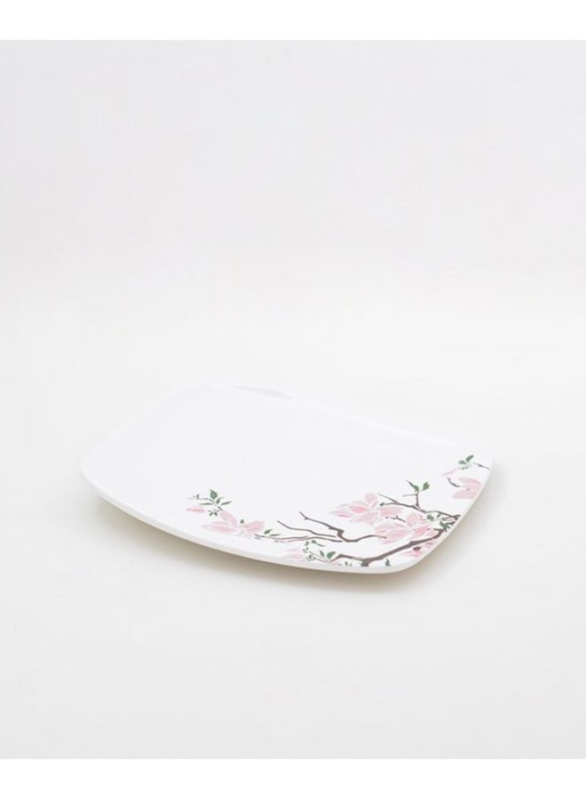 Bright Designs Melamine Ramadan Small Plate 
Set Of 6 (L 18Cm W 18Cm) Cherry Blossom - Image 2