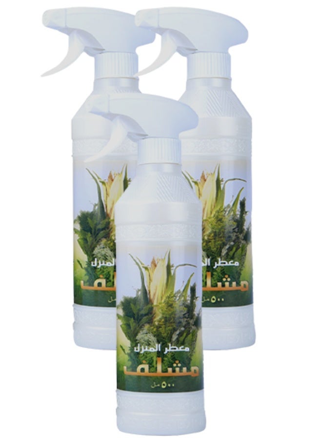 Banafa 3 Pieces Mushlaf House Freshener 500ml - Image 1