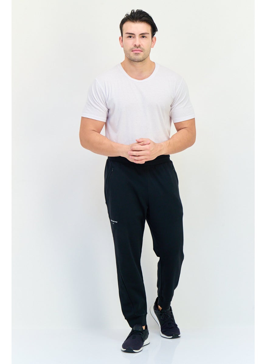 Adidas Men Regular Fit Training Sweatpants, Black  - Image 4