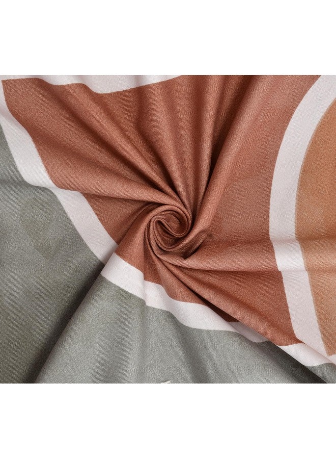 KAWI Elastic Fitted Bedsheets Queen Size (60"x78") Cotton Feel Dpuble Bed, 2 Pillow Covers 200TC - Red Colour - Image 4