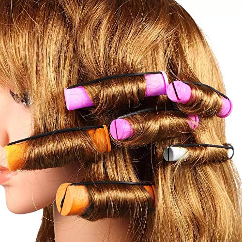 Sweetpea� Perm Rods and Rollers for Curly Hair - Cold Wave Rods for Women's Short and Long Hair - Multicolour Pack of 10 (1.7 CM) - Image 4
