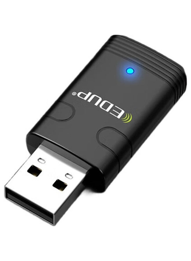 EDUP Yilian Mini Driverless Ax900 Wifi6 Wireless Network Card, Dual-Band 5G Wireless Bluetooth 5.3 Two-In Desktop Laptop Win10/11 Receiver Ep-Ax910S - Image 1