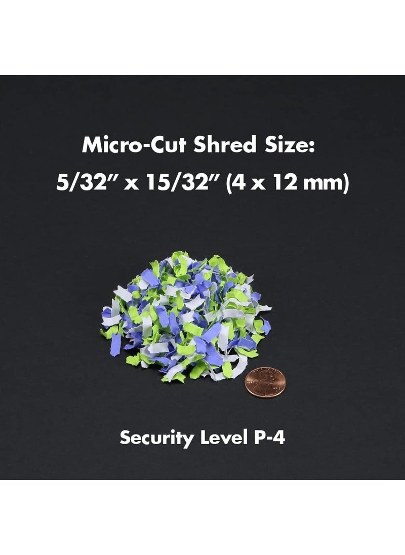 AURORA Aurora Professional Grade High Security 14Sheet MicroCut PaperCD and Credit Card 30 Minutes Continuous Run Time Shredder  - Image 5