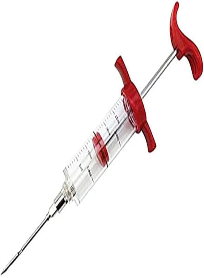 Spaceshoop PP and Stainless Steel Meat Marinade Injector Turkey Chicken Flavor Syringe For Kitchen Cooking Tool