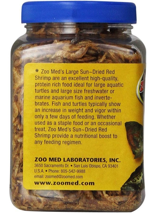 Zoo Med Large Sun-Dried Red Shrimp 2.5 oz - Pack of 4 - Image 2