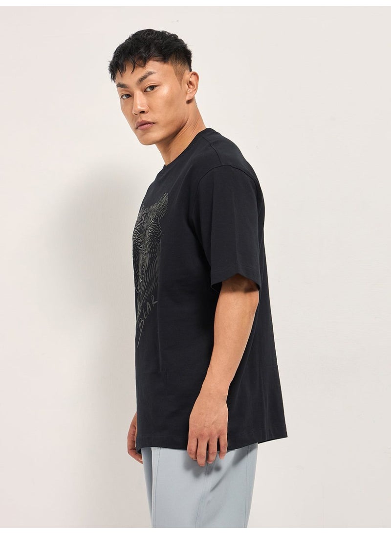 THE BEAR HOUSE Men’s Cotton T-Shirt – Soft, Breathable & Comfortable, Perfect for Casual Wear, Ideal for Everyday & Summer - Image 5