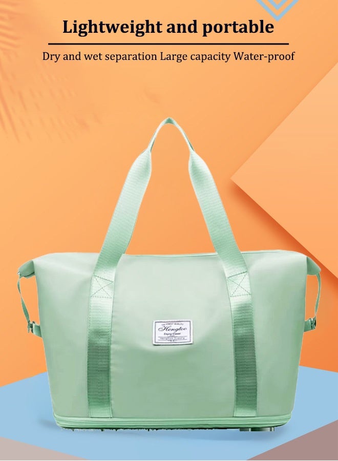 Fashion travel bag large capacity sports bag, portable luggage bag, travel handbag, dry and wet separation handbag  - Image 3