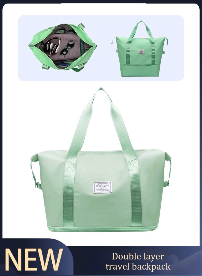Fashion travel bag large capacity sports bag, portable luggage bag, travel handbag, dry and wet separation handbag  - Image 1