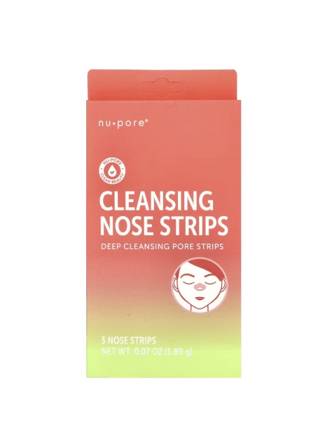 Nu-Pore, Cleansing Nose Strips, 3 Nose Strips, 0.07 oz (1.89 g)