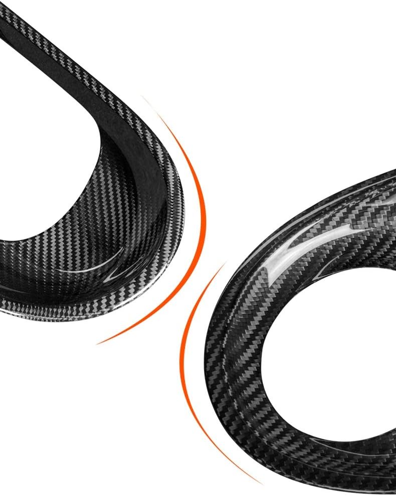 demulax Carbon Fiber Center Console Trim for Mercedes Smart 453 - Image 3