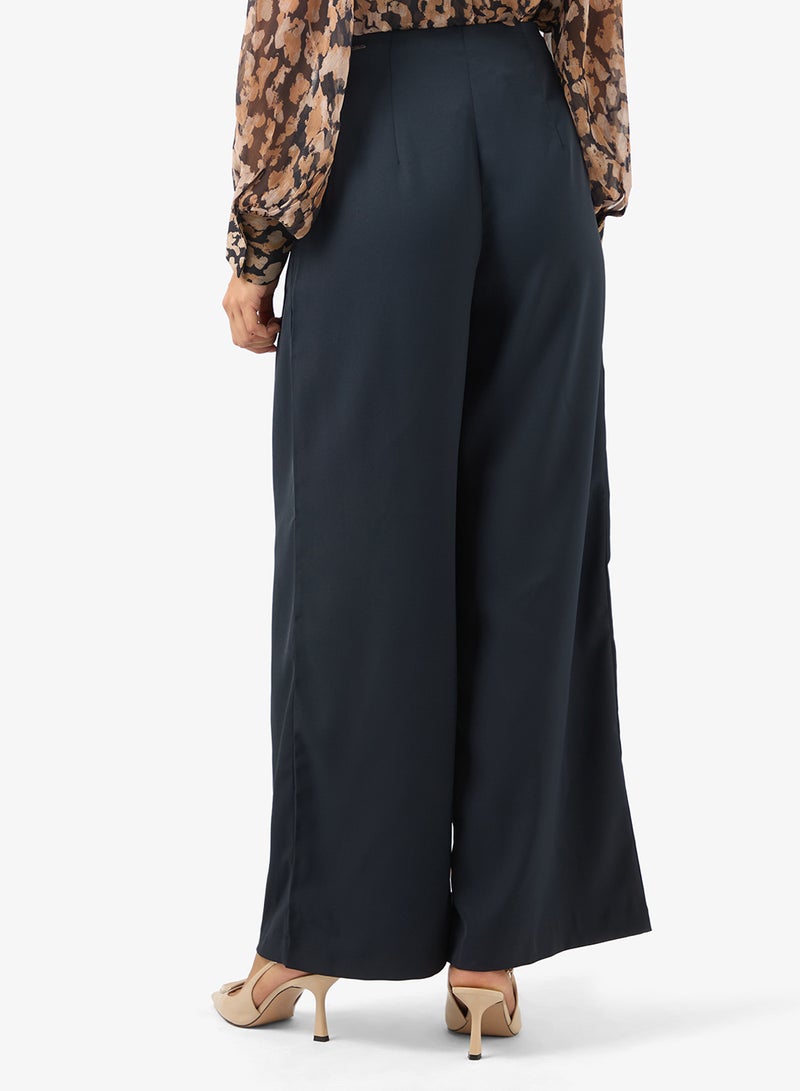 BCBG Pleat Detail Wide Leg Pants - Image 2