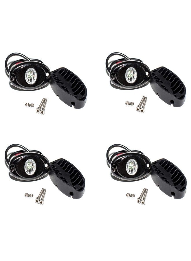 YONEDA RUYI YONEDA LED Rock Lights 4PODS Waterproof LED Neon Underglow Light for Car Truck ATV UTV SUV Offroad Boat Underbody Glow Trail Rig Lamp (Blue) - Image 2