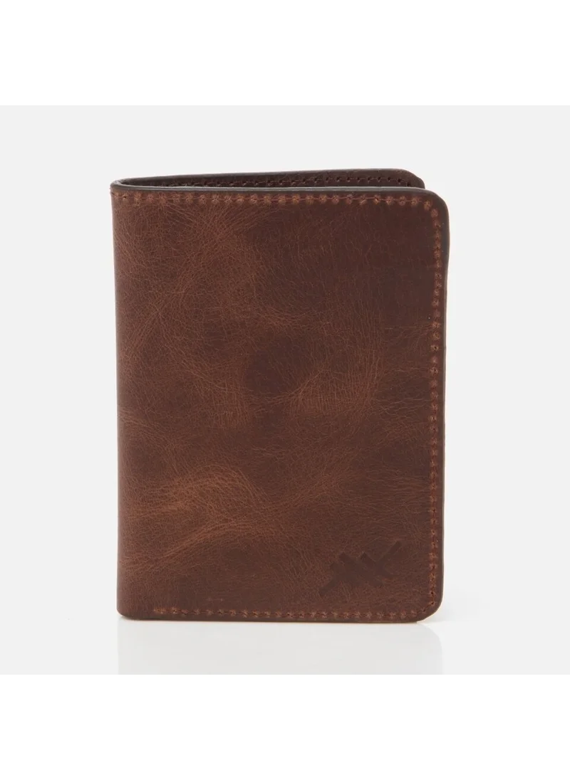 Hotiç Genuine Leather Brown Men's Wallet