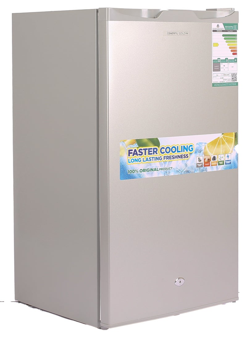 General Goldin General Goldin 86 Lt Refrigerator , Noiseless High Quality Compressor, Freezer Storage , 45x45x83cm, Silver  - Image 2