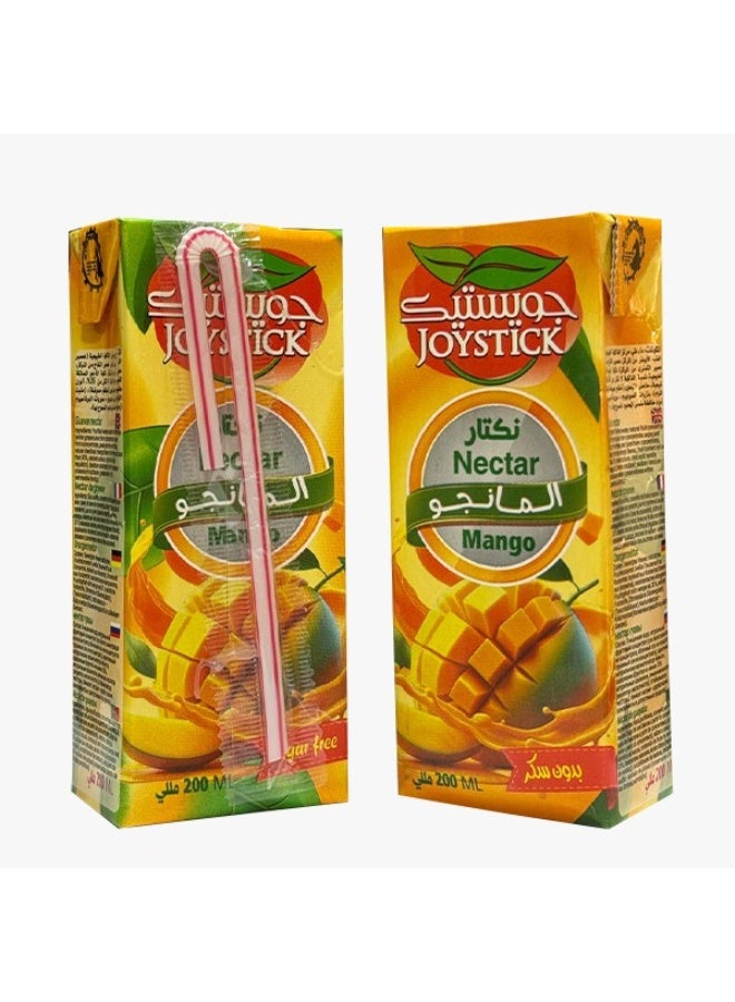 Joystick Mango Nectar Sugar Free Juice, 200ml × 27 Packs - Image 2