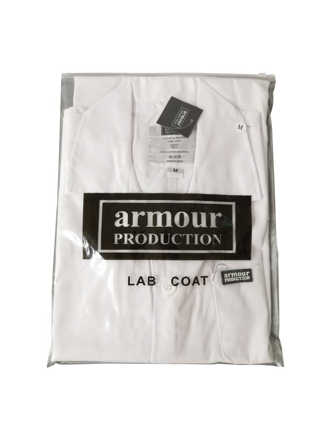 Armour Production Armour Production Labcoat for Multipurpose Use for Laboratory, Medical, and Industrial Use | Long Sleeves Lab Coat for Men & Women | White | Size-5XL  - Image 3