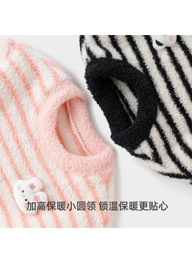YISHUANGER Boys' Flannel Children's Long Sleeve & Pants Set, Thickened Fleece Baby Winter Warm Coral Fleece Suit - Image 5
