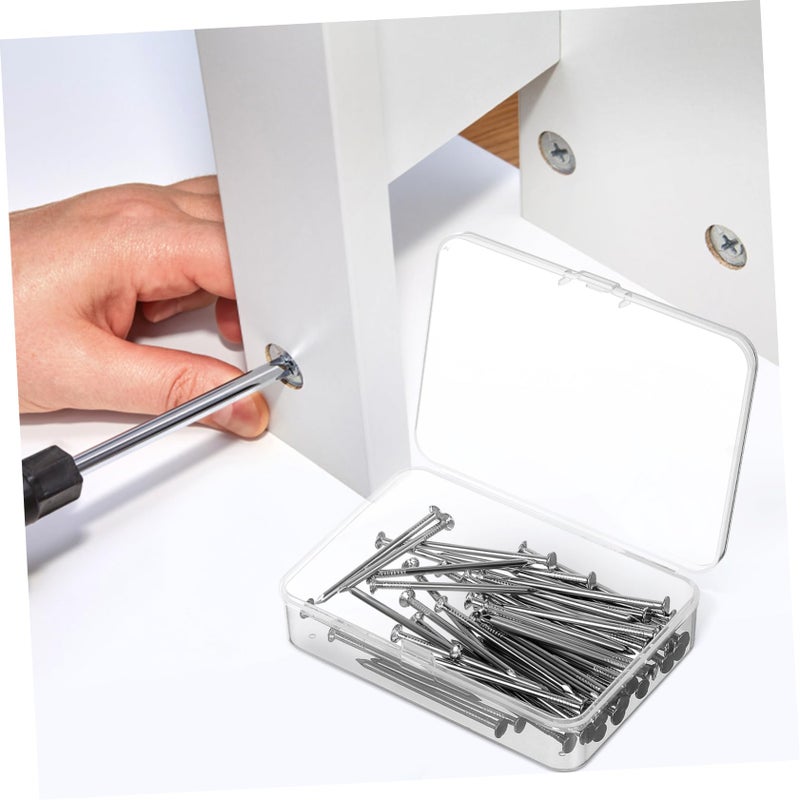 6Pcs Clear Plastic Trading Card Organizer Boxes Compact Storage Cases For Easy Visibility - Image 4