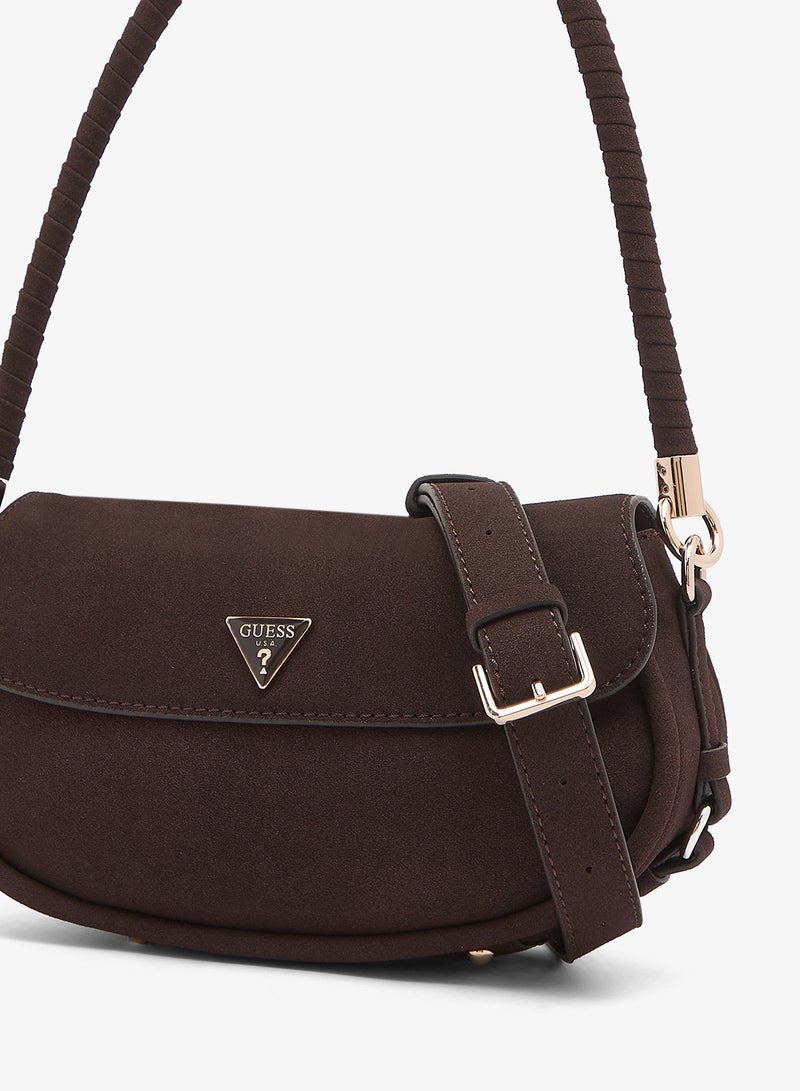 GUESS Danya Flap Over Shoulder Bag - Image 3