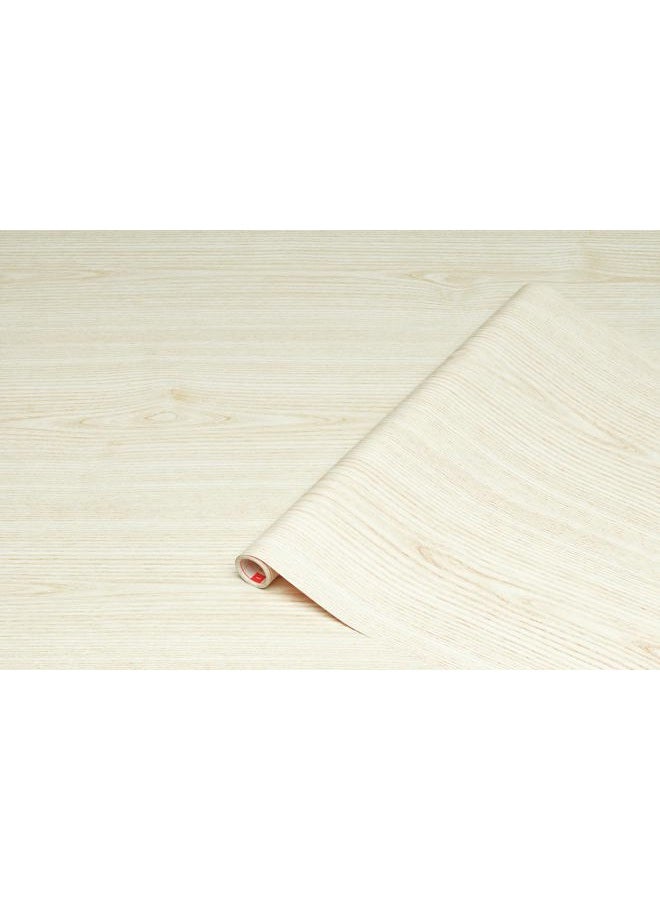 d-c-fix 346-0179 Decorative elf-Adhesive Film, White Ash, 17.71" x 78" Roll - Image 1