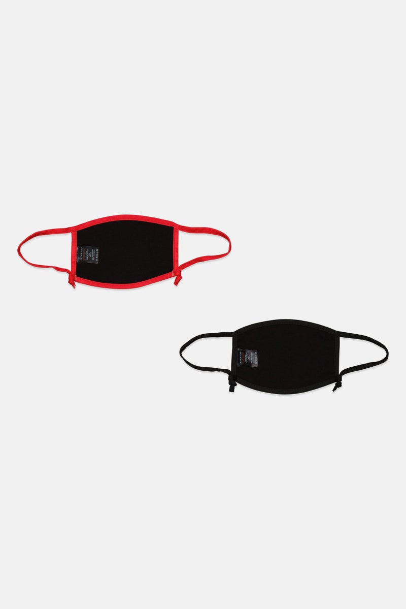 Skinny Dip London Men 2 Pack Printed Facemask, Multicolor - Image 2