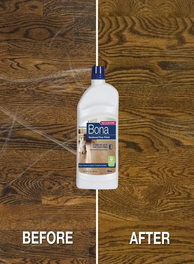 Bona Hardwood Floor Polish - 32 fl oz - High Gloss Shine - Polish for Wood Floors - Protects and Renews Dull Flooring - Covers 500 sq ft - Image 3