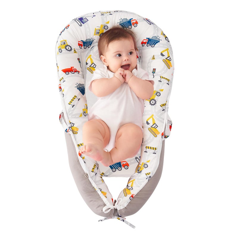 Viviland Baby Lounger Bionic Design Baby Nest Baby Lounger for Newborn 024 Months Soft Cotton Breathable Lounger Pillow for Infants Car Newborn Lounger