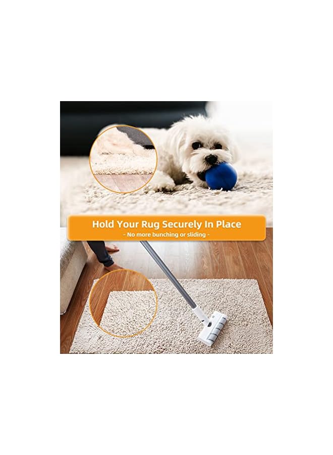 The Bros 12 PCS Gripper for Rug for Hardwood Floors, Double Sided Reusable Under Rug Carpet Tape Stickers, Rug Anti Slip Grips for Area Rugs, Non Slip Rug Pads - Image 3