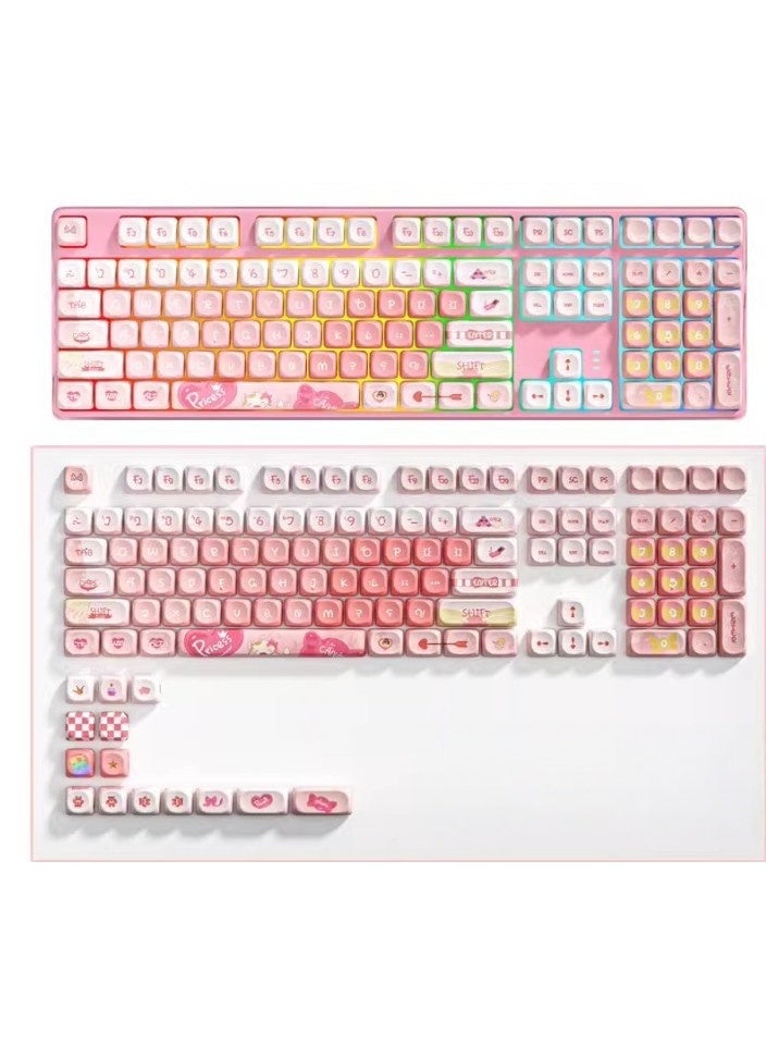 أولا موضوع الرسم التوضيحي PBT خمسة جوانب التسامي الحراري MOA لوحة المفاتيح الكروية - Image 4