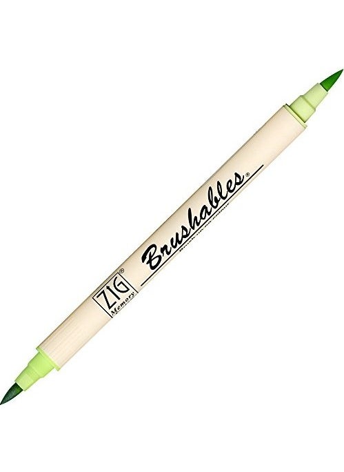 Zig Brush Tip Felt Pen Ms-7700/402 Kiwi 