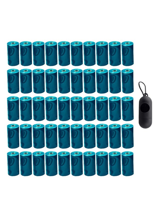 أكياس براز الكلاب كومبو، التقاط النفايات 750 كيسًا (50 لفة × 15 كيسًا) مع موزع براز، حقيبة صديقة للبيئة قابلة للتحلل البيولوجي للاستخدام في الهواء الطلق والمشي والسفر أكياس براز للحمام (كومبو) - Image 1