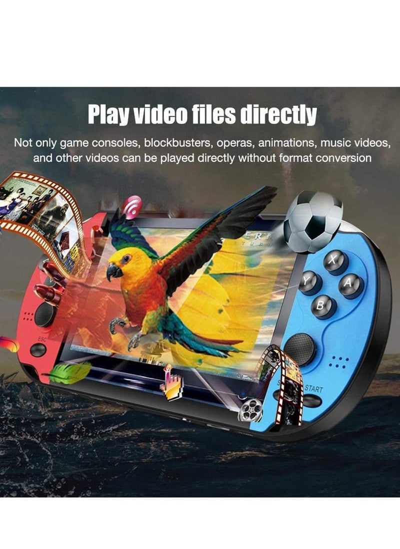 Excefore - Handheld Game Console, Retro Game Console Built-in 10000+ Classic Games, 4.1-inch TFT LCD Screen, 10 Emulators, MP3/MP4/Ebook - TV OUT - Portable Game Player - Image 1