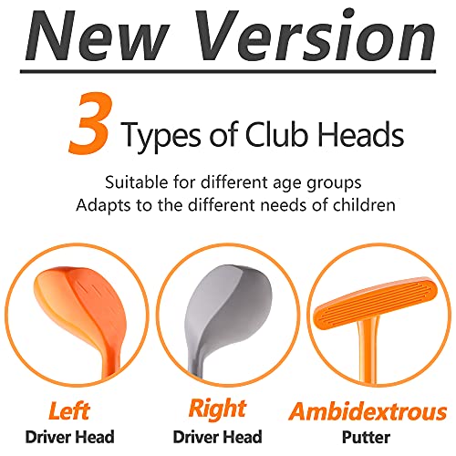 iPlay, iLearn iPlay iLearn Kids Golf Toys Set WLeft  Right Club Head Boys Outdoor Sport Toy Age 35 Toddler Indoor Golf Ball Game Child Exercise Active Yard Play Birthday Gift 4 6 7 8 Year Olds Toddler Girl - Image 5