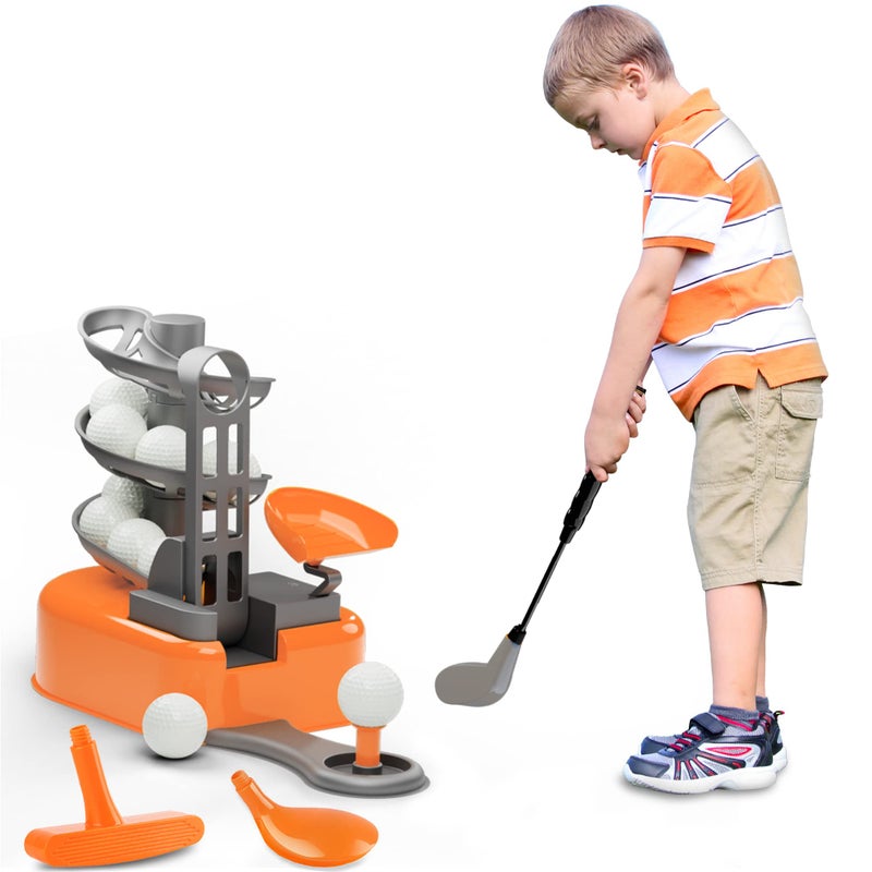 iPlay, iLearn iPlay iLearn Kids Golf Toys Set WLeft  Right Club Head Boys Outdoor Sport Toy Age 35 Toddler Indoor Golf Ball Game Child Exercise Active Yard Play Birthday Gift 4 6 7 8 Year Olds Toddler Girl - Image 2