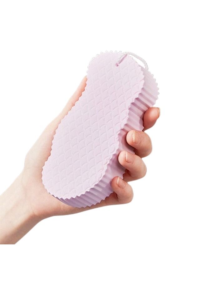 1Pcs Soft And Comfortable Baby Bath Sponge Pink - Image 1