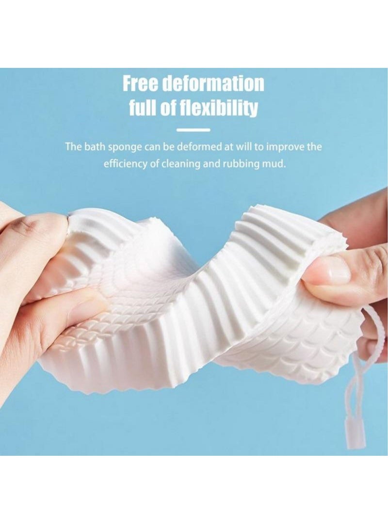 1Pcs Soft And Comfortable Baby Bath Sponge Pink - Image 5